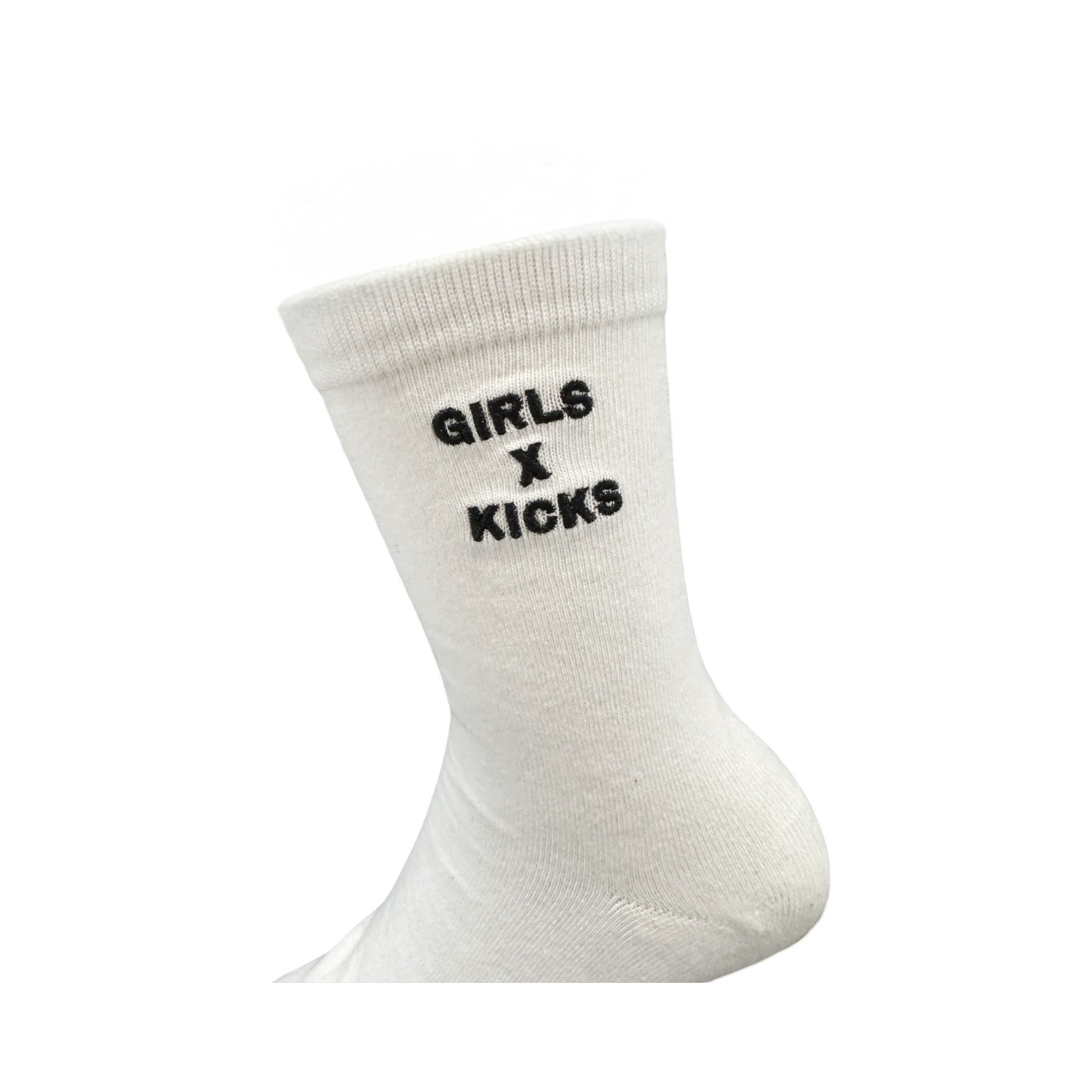 Crew Socks with Black Girls x Kicks Embroidery